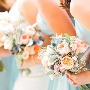 Bridesmaid bouquets