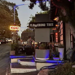 The Flowering Tree is situated about 50ft from Yamashiro Hollywood!