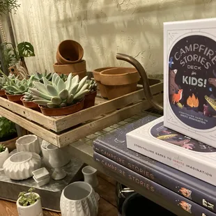 plants, pots, and outdoor goodies