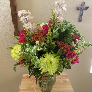My Wife's Birthday Flower Bouquet! So Beautiful!