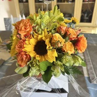 Lovely last min bouquet!