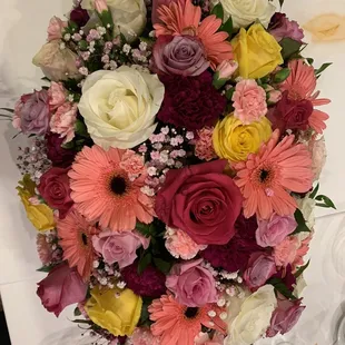 Centerpiece from above