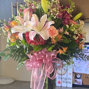 Flowers for a close friends Birthday