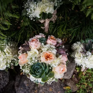 Bouquets for our spring wedding