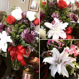 The arrangement I received this week. Lovely.