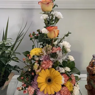 My third Beautiful flower arrangement by Terri