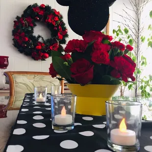 Thank you Terri for beautiful floral arrangements for our annual company holiday party. Everyone loved the look!  Mahalo!
