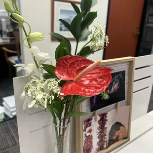 Desk flowers