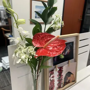 Desk flowers