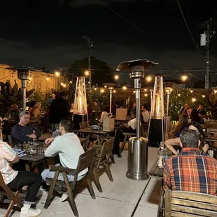Outside patio was awesome
