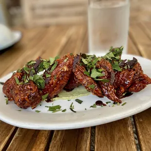 Caramel Chicken Wings - #1 best item to order on the menu IMO!