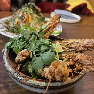Tom Rang Muoi (S&amp;P Prawns) The prawns were huge and cooked and seasoned perfectly