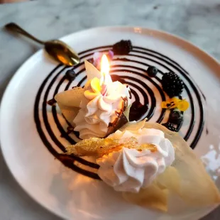 BD Dessert compliments of Chef