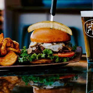 One of our many delicious FTP burgers