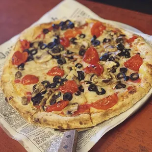 Vegan pizza