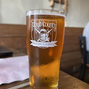 a pint of beer