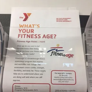 What's Your Fitness Age?