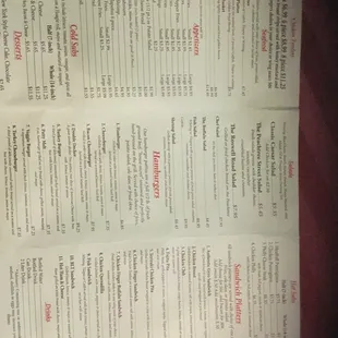 Menu 2017