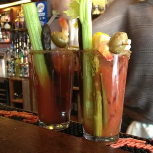 Bloody Mary with all the fixing
