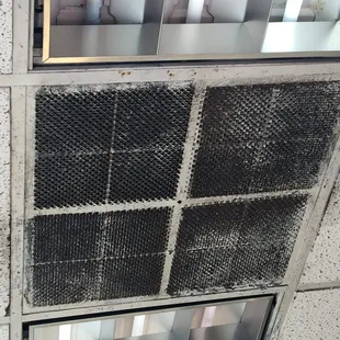 Air vents on ceiling, when was the last time it was cleaned????