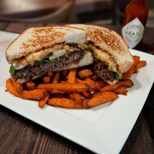 Cajun Patty Melt