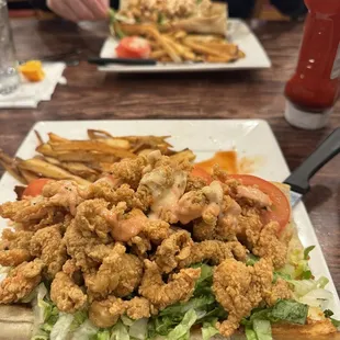 Crawfish Po Boys