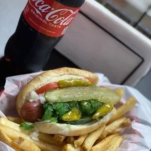 Chicago Hot Dog &amp; Coke