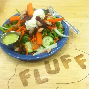 The Cranberry Almond Pesto Salad w/ Cloverton Chz!