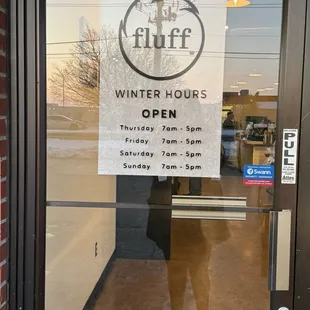 Winter hours