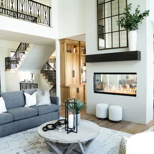 Dream Home Interior Design by Fluff Interior Design Omaha. New Construction.