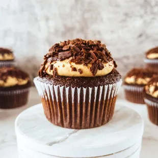 Peanut butter cup cupcakes