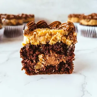 German Chocolate Cupcakes
