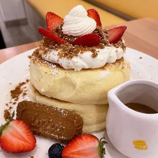 Biscoff soufflé pancake.