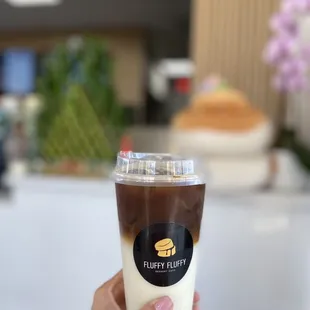 Hazelnut espresso latte