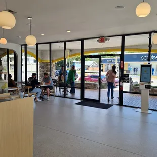 ordering by the touch screen