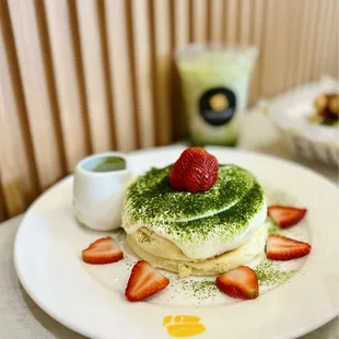 Matcha tiramisu croffle