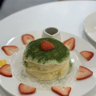Matcha Tiramisu Soufflé