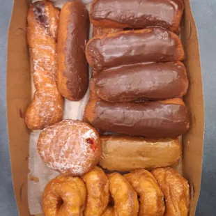 Box two of two. Best all handmade donuts in all of Kansas city bar nun.