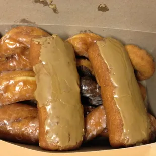The fluffy fresh donuts!