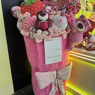 Strawberry bear plush