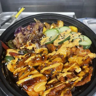 Korean BBQ Chicken Bowl