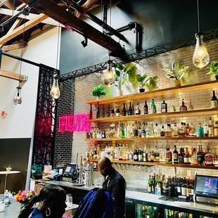 The bar