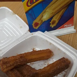 churros and a box of churros