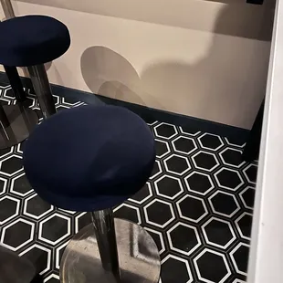 The stools are strange, the fabric grabs your clothes