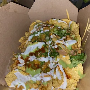 Chicken nachos