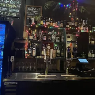 a man standing at the bar