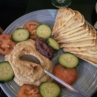 Hummus and Tepenade Plate