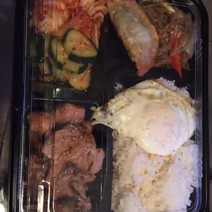 Large Bbq And Rice Box With Grilled Chicken
