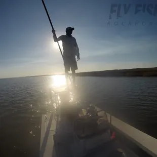 Poling the flats of Texas