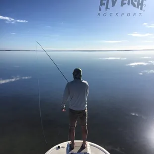 Searching the flats near Rockport, Texas